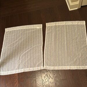 Sheer Striped Window Panels